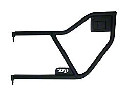 Rear Adventure Tube Doors; Black (18-26 Jeep Wrangler JL 4-Door)