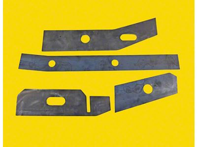 Rear Axle Front Spring Hanger Frame Repair Kit (76-86 Jeep CJ7)