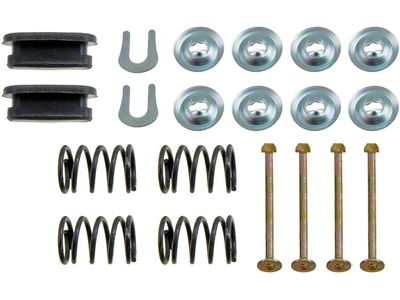 Rear Brake Shoes Hold Down Kit for 10-Inch x 1.75-Inch Brakes (79-89 Jeep CJ5, CJ7 & Wrangler YJ)