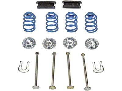 Rear Brake Shoes Hold Down Kit for 9-Inch x 2.50-Inch Brakes (90-06 Jeep Wrangler YJ & TJ)