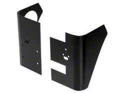 Rear Corners; Black (97-06 Jeep Wrangler TJ, Excluding Unlimited)