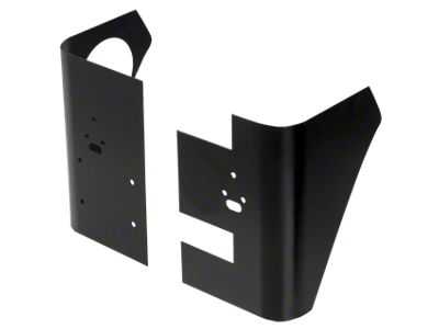 Rear Corners; Black (97-06 Jeep Wrangler TJ, Excluding Unlimited)