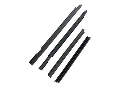 Rear Door Inner and Outer Belt Weatherstrip Kit (07-18 Jeep Wrangler JK 4-Door)