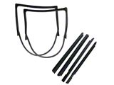 Rear Door Seal Kit; Driver and Passenger Side (07-18 Jeep Wrangler JK 4-Door)