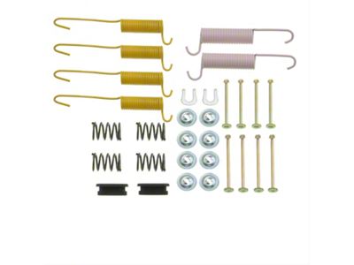 Rear Drum Brake Hardware Kit for 10-Inch x 1.75-Inch Brakes (78-89 Jeep CJ5, CJ7 & Wrangler YJ)