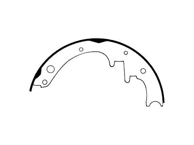 Rear Drum Brake Shoe Kit (78-89 Jeep CJ)