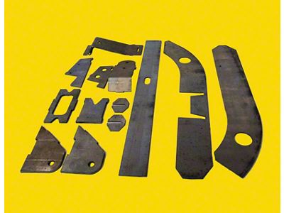 Rear Frame Controm Arm Area Rust Repair Kit (97-06 Jeep Wrangler TJ)