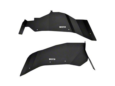 Inner Fenders; Rear; Textured Black (18-25 Jeep Wrangler JL)