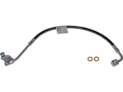 Rear Outer Brake Hydraulic Hose for Lifted Applications; Passenger Side (07-13 Jeep Wrangler JK)