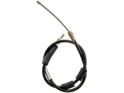 Rear Parking Brake Cable; Driver Side (97-06 Jeep Wrangler TJ w/ Rear Drum Brakes)