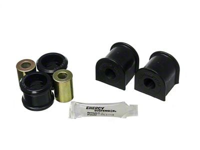 Rear Sway Bar Bushings; 17mm; Black (18-25 Jeep Wrangler JL Rubicon)