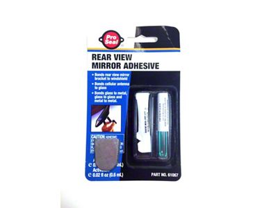 Replacement Rear View Mirror Adhesive and Bracket (03-06 Jeep Wrangler TJ)