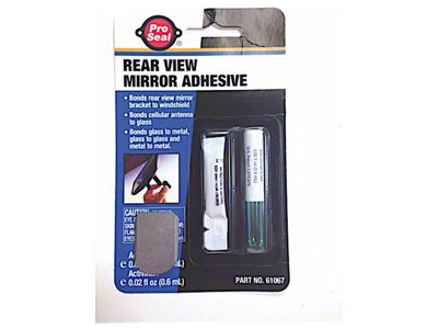 Replacement Rear View Mirror Adhesive and Bracket (97-02 Jeep Wrangler TJ)