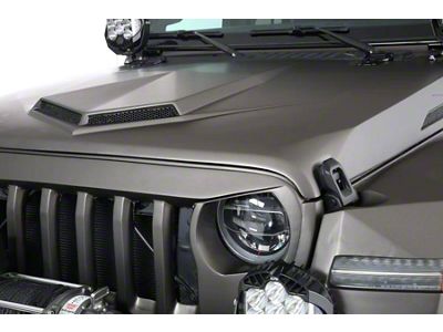 RebelX Hood; Fiberglass (18-25 Jeep Wrangler JL)