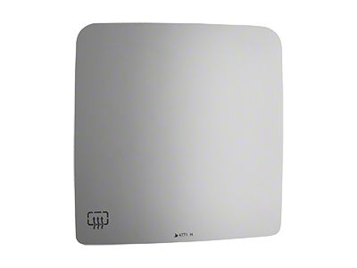 Redi-Cuts Drop Fit Heated Side View Mirror Glass; Driver Side (11-18 Jeep Wrangler JK)