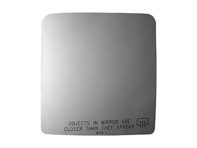 Redi-Cuts Drop Fit Heated Side View Mirror Glass; Passenger Side (11-18 Jeep Wrangler JK)