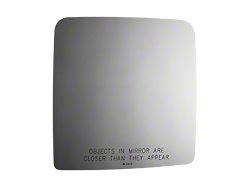 Redi-Cuts Drop Fit Side View Mirror Glass; Passenger Side (11-18 Jeep Wrangler JK)