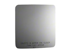 Redi-Cuts Drop Fit Side View Mirror Glass; Passenger Side (18-26 Jeep Wrangler JL)