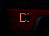 Renegade Series Sequential LED Tail Lights; Black Housing; Smoked Lens (18-25 Jeep Wrangler JL w/ Factory Halogen Tail Lights)