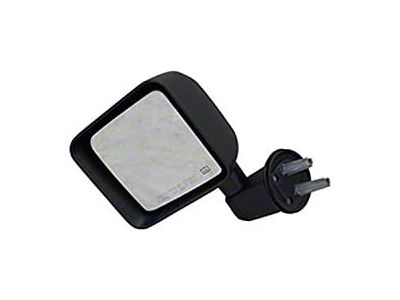 Replacement Powered Heated Side Door Mirror; Driver Side (15-18 Jeep Wrangler JK)