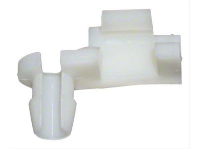 Right Door Actuator and Tailgate Latch Rod Mounting at Latch Retainer (87-95 Jeep Wrangler YJ)