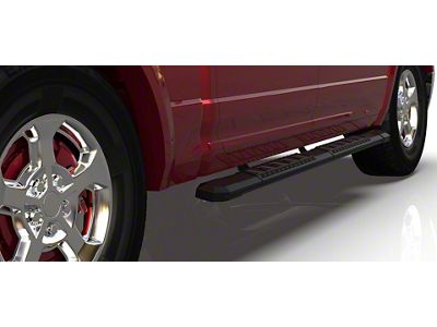 Rival Running Boards; Black (18-25 Jeep Wrangler JL 4-Door)