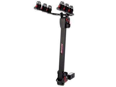 Road-Max Razorback Deluxe Receiver Hitch Mounted Bike Carrier; Carries 3 Bikes (Universal; Some Adaptation May Be Required)