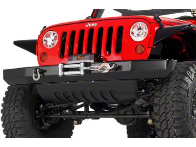Rock Crawler Winch Front Bumper with D-Ring Mounts (07-18 Jeep Wrangler JK)