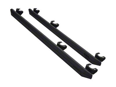 Rock Rail Nerf Bars; Black (18-25 Jeep Wrangler JL 2-Door)