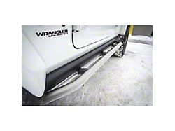 Rock Sliders; Cloud White (18-26 Jeep Wrangler JL 4-Door)