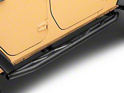 Jeep Licensed by RedRock Rock Sliders with Jeep Logo (07-18 Jeep Wrangler JK 4-Door)