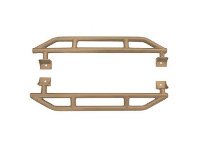 Rock Sliders; Military Beige (07-18 Jeep Wrangler JK 2-Door)