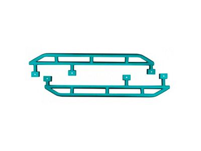 Rock Sliders; Teal (07-18 Jeep Wrangler JK 4-Door)