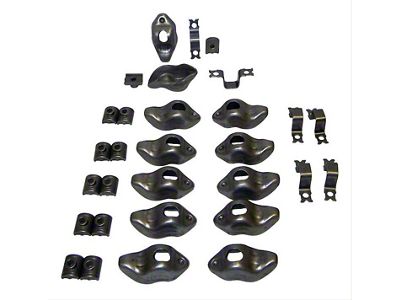 Rocker Arm Kit; Steel Pivot; With 12 Rocker Arms and 6 Steel Pivot Kits (74-82 Jeep CJ5 & CJ7)