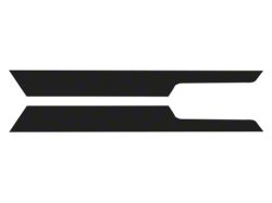 Rocker Panel Sideplates; Black (87-95 Jeep Wrangler YJ)