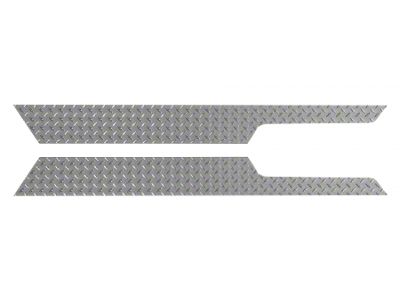 Rocker Panel Sideplates; Diamond Plate (87-95 Jeep Wrangler YJ)