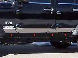 Rocker Panel Trim; Lower Kit; Stainless Steel (07-18 Jeep Wrangler JK 4-Door)