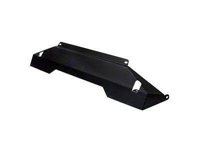 Go Rhino Rockline Front Bumper Lower Skid Plate; Textured Black (07-18 Jeep Wrangler JK)