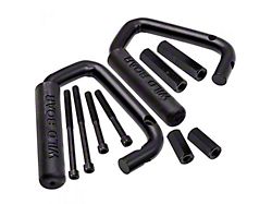 Roll Bar Grab Handles; Black (07-18 Jeep Wrangler JK)