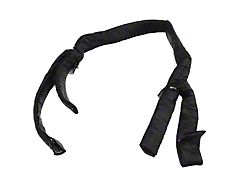 Roll Bar Pad Kit; Black (76-91 Jeep CJ5, CJ7 & Wrangler YJ)