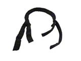Roll Bar Pad Kit; Black Denim (92-95 Jeep Wrangler YJ)