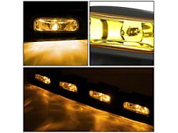 Roof Mounted Fog Lights with Switch; Amber (Universal; Some Adaptation May Be Required)