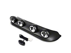 Roof Mounted Fog Lights with Switch; Clear (Universal; Some Adaptation May Be Required)