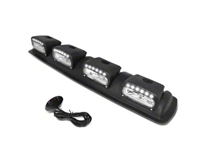 Roof Mounted Fog Lights with Switch; Clear (Universal; Some Adaptation May Be Required)