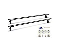 Roof Rack Cross Bars; Black (07-23 Jeep Wrangler JK & JL)