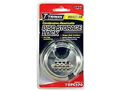 Round Stainless Steel Padlock; Combo Lock