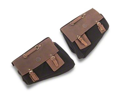 Saddlebags; Black (18-25 Jeep Wrangler JL 2-Door)