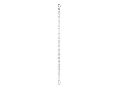 Safety Chain with Two S-Hooks; 48-Inch; 2,000 lb.