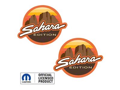 SAHARA Desert Round Side Logo (97-25 Jeep Wrangler TJ, JK & JL)
