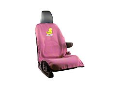 Seat Towel with Jeep Duck Logo; Pink (Universal; Some Adaptation May Be Required)